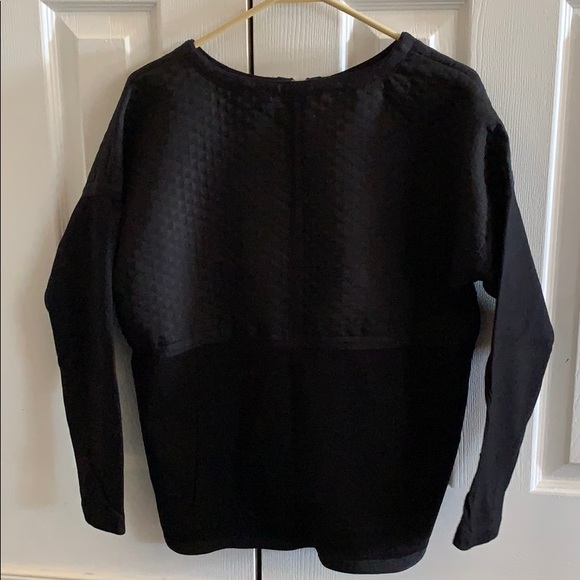 Madewell Black Half Zip Shirt - Picture 2 of 5
